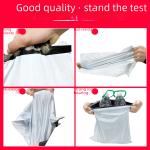 Thickened White Delivery Bag Self-adhesive Large Plastic Packaging Bag Waterproof For Express Delivery New Material