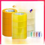 Transparent Thickened Large Roll Packing Sealing Tape Whole Case High Adhesive Warning Label Printing E-commerce Tape