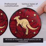 Ps Plate Screen Printing Non-drying Adhesive Labels