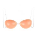 Thickened Silicone Chest Stickers Women's Wedding Dress No Shoulder Strap Underwear Gather Chest Bra Support Strap Nipple Cover