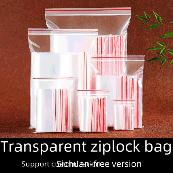 Transparent Self-sealing Waterproof Seal Packaging Bag Clothing Plastic Bag Bone Wholesale