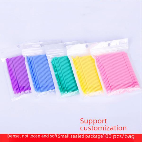 Eyelash Grafting Cleaning Stick Cotton Swab Hot Eyelash Planting Embroidery Makeup Tool Eyeliner Removal Brush