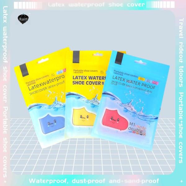 Waterproof Shoe Covers Unisex Non-slip Durable Pvc Material Rainproof Shoe Covers For Outdoor Activities In Various Colors