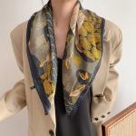 Fashionable Scarf Accessories Women's Silk Scarf Shawl Wrap Floral Printed Design Various Colors Available