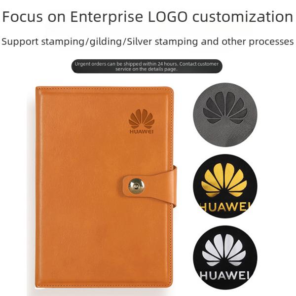 A5 Business Notebook Small Batch Custom Logo Notepad Office B5 Loose-leaf Diary Gift