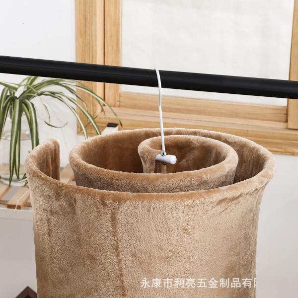 Spiral Clothes Hanger Towel Drying round Foldable Bed Sheet No Trace Towel Rack Dormitory Wholesale Detachable Home Use