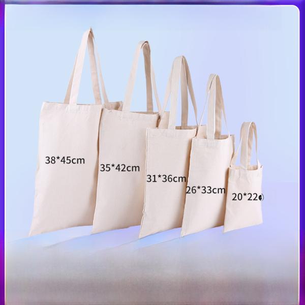 Customized Canvas Tote Bag Cotton Shopping Bag Single Shoulder Advertising Promotional Logo Printing