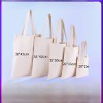 Customized Canvas Tote Bag Cotton Shopping Bag Single Shoulder Advertising Promotional Logo Printing