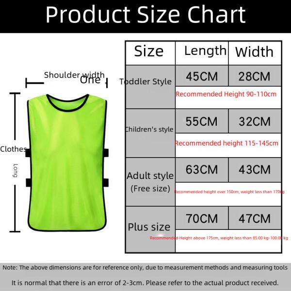 Outdoor Sports/football Training Vest Group Competition Football Training Vest Group Competition