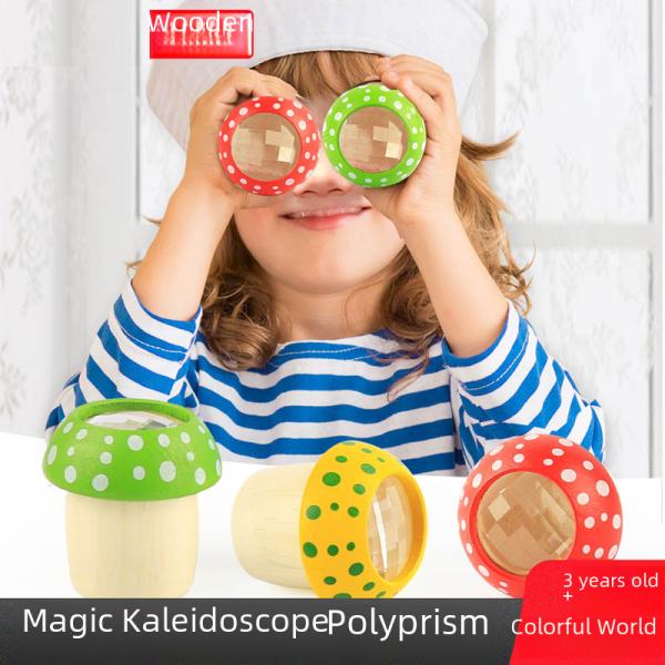 Kaleidoscope Toy Colorful Patterns Mirrored Tube Prism