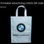 Convention Advertising Non-woven Fabric Handbag Customized Non-eco-friendly Colorful Car-stitched Coated Non-woven Bag Logo