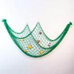 Mediterranean Hemp Rope Decorative Fishnet Photo Wall Background Hanging Cotton Rope Ocean Decorative Fishnet Wall Hanging