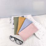 Leather Eyeglass Case Unisex Sunglasses Storage Bag Automatic Closure Snap Mouth Men's Frame Glasses Protective Pouch