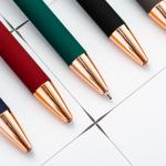Aluminum Rod Ballpoint Pen Press-button Metal Medium Oil Pen Printable Push-button Aluminum Rod Ballpoint