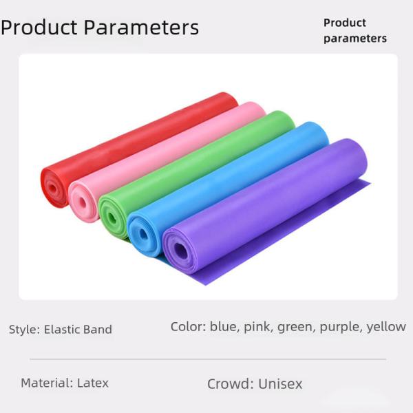 Fitness Resistance Band Yoga Stretching Band Elastic Outdoor Sports Equipment Stretching Belt Tension