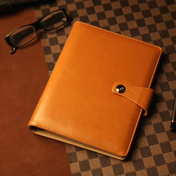 A5 Business Notebook Small Batch Custom Logo Notepad Office B5 Loose-leaf Diary Gift