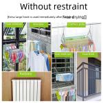 Kawang Stainless Steel Balcony Socks Drying Rack 100 Clips Solid Socks Drying Rack Home Use Multi-clip Clothes Clothes Clip