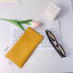 Leather Eyeglass Case Unisex Sunglasses Storage Bag Automatic Closure Snap Mouth Men's Frame Glasses Protective Pouch