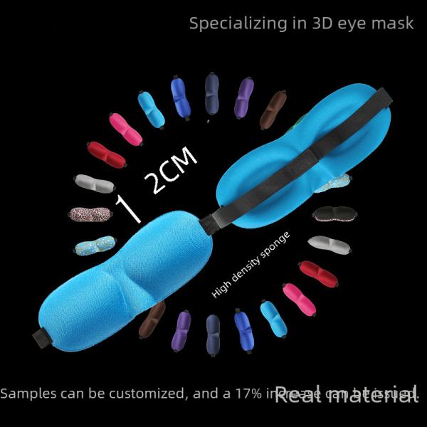 3d Eye Mask Light-blocking Sleep Eye Protector Unisex New Style Stereoscopic Design Directly Supplied By Manufacturer