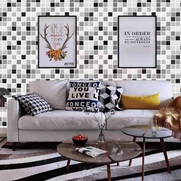 Modern Minimalist Style Wall Decals - Home Decor Artwork Geometric Patterns Words In Black White