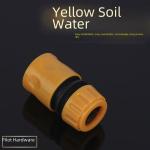 High Quality Yellowish Brown 4-point Water Connector Plastic Quick Connect Water Pipe Joint