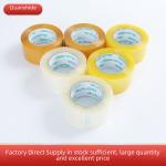 Transparent Yellow Tape Wholesale Express Packaging Sealing Special Adhesive Tape Box Closing Adhesive Paper Packaging Material