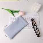 Leather Eyeglass Case Unisex Sunglasses Storage Bag Automatic Closure Snap Mouth Men's Frame Glasses Protective Pouch