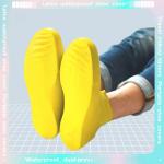 Waterproof Shoe Covers Unisex Non-slip Durable Pvc Material Rainproof Shoe Covers For Outdoor Activities In Various Colors
