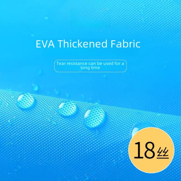 Thickened Non-disposable Fashionable Eva Adult Child Outdoor Travel Portable One-piece Raincoat