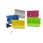 Magnetic Whiteboard Blackboard Multi-functional Water-soluble Chalk Storage Box Pen Holder Rectangular Plastic Organizer