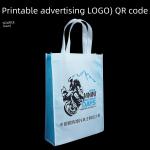 Convention Advertising Non-woven Fabric Handbag Customized Non-eco-friendly Colorful Car-stitched Coated Non-woven Bag Logo