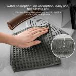 Home Use Coffee Machine Bar Counter Ultrafine Fiber Pineapple Patterned Cloth Absorbent Stain Remover Household Scouring Cloth