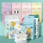 Baby Wipes - Individually Wrapped - 80 Pack Gentle Effective Cleaning For Baby's Delicate Skin