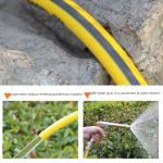 Eco-friendly Non-toxic All-season Soft Yellow Inner White Striped Household Car Washing Specialized Water Pipe