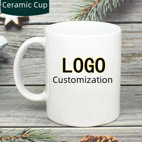 Creative Coated Ceramic Mugs Color Changing Water Cups Logo Heat Transfer Advertising Gifts Mark Cups
