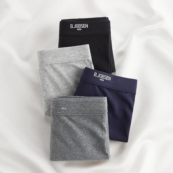 Men's Cotton Underwear A-Class Cotton Flat Angle Pants Antibacterial Large Size Mid Waist Quick Dry Breathable Boys Briefs