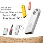 Creative Metal Usb Flash Drive 16gb 32gb Usb2.0 High Speed 3.0 64gb For Mobile Car Use Customizable