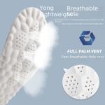Unisex Full Pad Sport Shoe Insoles Bacteria-resistant Deodorant Sweat-absorbent Breathable High Shock Absorption Shoe Insoles