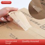 Transparent Yellow Tape Wholesale Express Packaging Sealing Special Adhesive Tape Box Closing Adhesive Paper Packaging Material