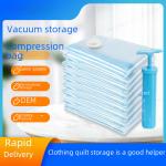 Transparent Vacuum Compression Storage Bag For Quilts Clothes Cotton Quilts Can Print Patterns Suitable For Home Textiles