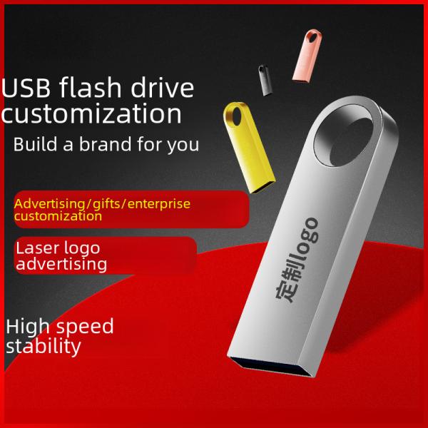 Creative Metal Usb Flash Drive 16gb 32gb Usb2.0 High Speed 3.0 64gb For Mobile Car Use Customizable