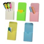 Magnetic Whiteboard Blackboard Multi-functional Water-soluble Chalk Storage Box Pen Holder Rectangular Plastic Organizer