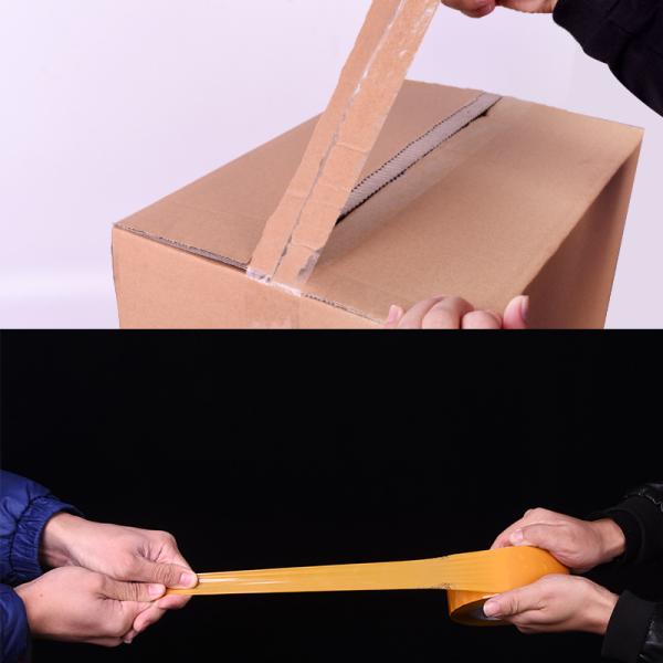 Transparent Tape Whole Box Express Packaging Yellow Sealing Tape Large Roll Closure Adhesive Cloth