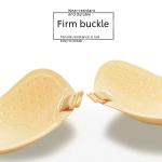 Mango Shaped Silicone Nipple Covers Thin Breathable Summer Wedding Dress Invisible Underwear Gathered Strapless Bra Lingerie