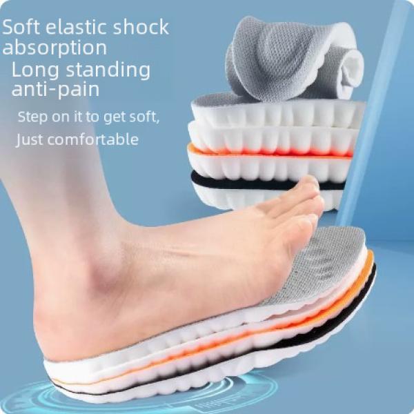 Shoe Insoles Height Increase Insoles Unisex Eva Material Green Color Various Sizes Available