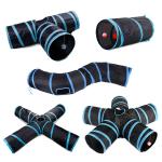 Foldable Interactive Rainbow Tunnel Cat Toy Drill Barrel New Pet Products For Cats Folding Tunnel Toy Kittens Play