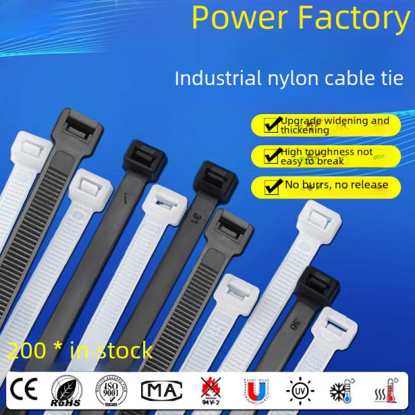 Nylon Ties 3*100*4*150*5*200*250*8*300*10*400*500 Plastic Ties Wire Harness