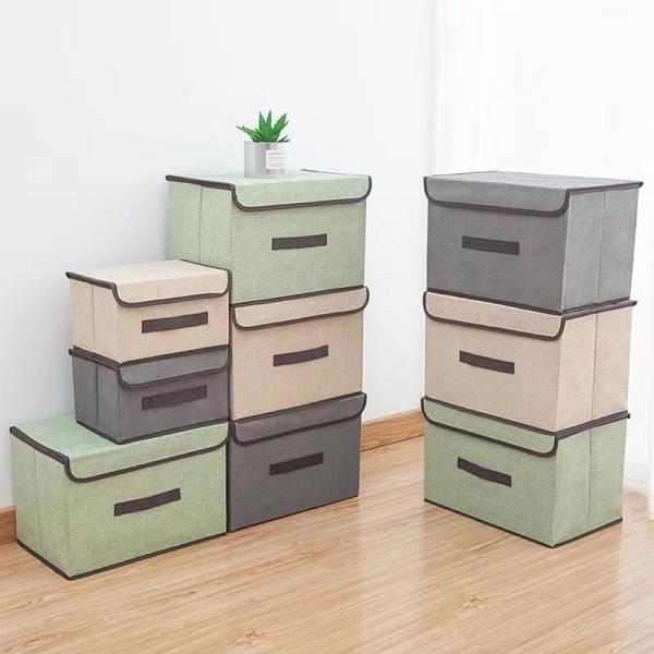 Foldable Non-woven Fabric Storage Box Home Life Supplies Wardrobe Clothes Trousers Organizer Box Toy Storage