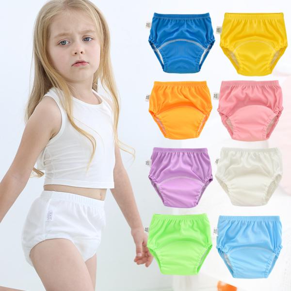 2024 Baby Training Pants Washable 6-Layer Polyester Diaper Pants Baby Diaper Pants Cotton Study Pants Summer Diaper