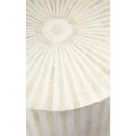 Manzil Side Table - White Bone Inlay